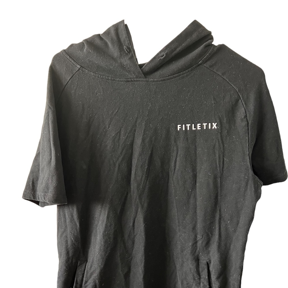 Fitletix Cutoff Hoodie - Black